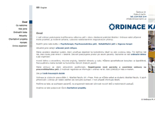 Tablet Screenshot of ordinace-karlin.cz